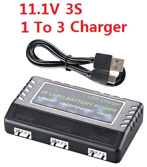 Wltoys WL915-A RC Boat spare parts 1 to 3 balance charger box set for 11.1V 3S battery