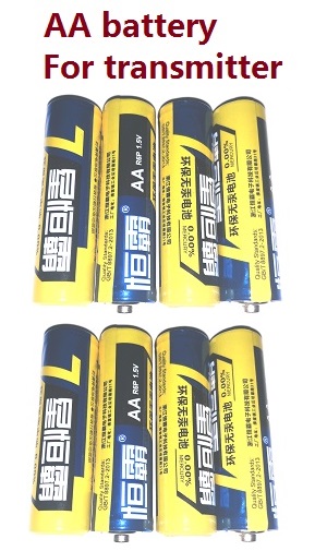 Wltoys XK 104019 RC Car spare parts AA battery for transmitter 8pcs