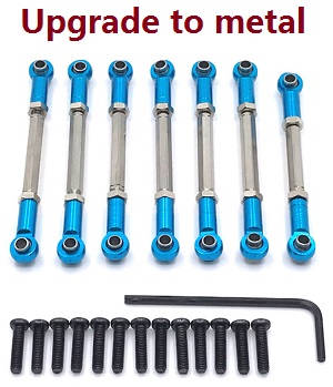 Wltoys 104002 RC Car spare parts connect buckle set (Metal) Blue