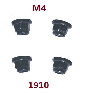Wltoys 104072 RC Car spare parts M4 nuts for fixing the tires
