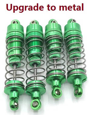 Wltoys 104001 RC Car spare parts todayrc toys listing front and rear shock absorber (Metal) Green - Click Image to Close