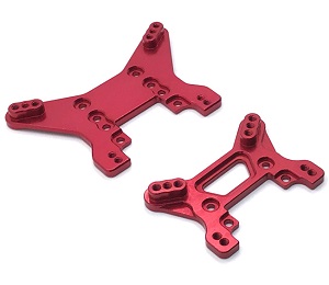 Wltoys 104001 RC Car spare parts todayrc toys listing front and rear shock absorber plate Red - Click Image to Close