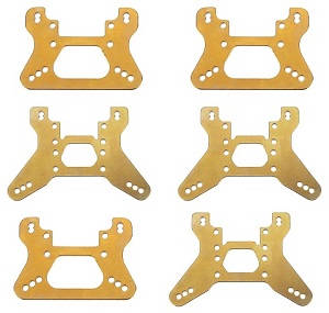 Wltoys 104001 RC Car spare parts todayrc toys listing front and rear shock absorber plate 3sets - Click Image to Close