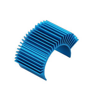 Wltoys 104002 RC Car spare parts heat sink Blue - Click Image to Close
