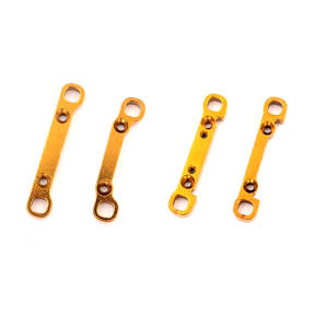 Wltoys 104002 RC Car spare parts rear and front swing arm strengthening plate Gold