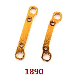 Wltoys 104072 RC Car spare parts spare parts rear swing arm strengthening plate Gold 1890