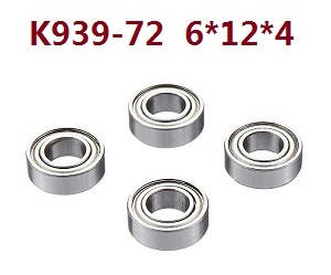 Wltoys 104002 RC Car spare parts bearing 6*12*4 K939-72