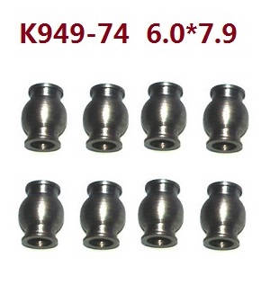 Wltoys 104001 RC Car spare parts todayrc toys listing ball head K949-74 6*7.9 - Click Image to Close