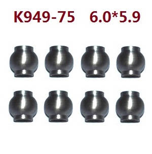 Wltoys 104001 RC Car spare parts todayrc toys listing ball head K949-75 6*5.9 - Click Image to Close
