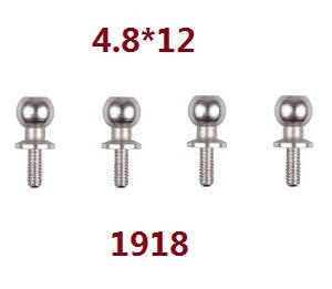 Wltoys 104001 RC Car spare parts todayrc toys listing ball head screws 4.8*12 1918