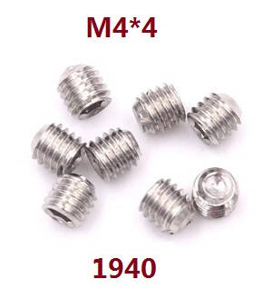 Wltoys 104072 RC Car spare parts machine screw M4*4 1940