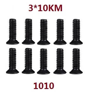 Wltoys 104001 RC Car spare parts todayrc toys listing screws set 3*10KM 1010