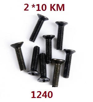 Wltoys 104001 RC Car spare parts todayrc toys listing screws set 2*10KM 1240 - Click Image to Close