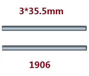Wltoys 104072 RC Car spare parts small metal bar 3*35.5mm 1906