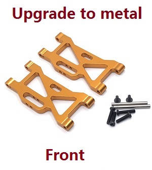 Wltoys 104002 RC Car spare parts front swing arm (Metal) Gold