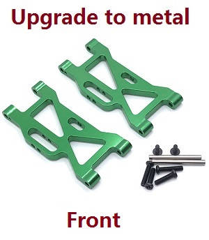 Wltoys 104002 RC Car spare parts front swing arm (Metal) Green