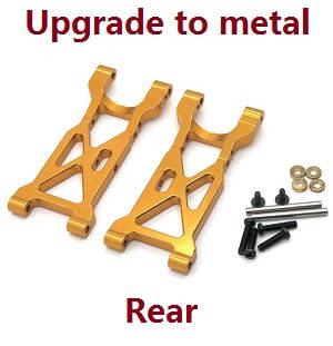 Wltoys 104002 RC Car spare parts rear swing arm (Metal) Gold
