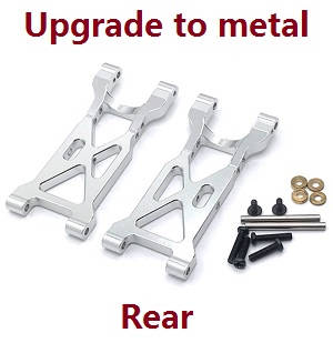 Wltoys 104002 RC Car spare parts rear swing arm (Metal) Silver