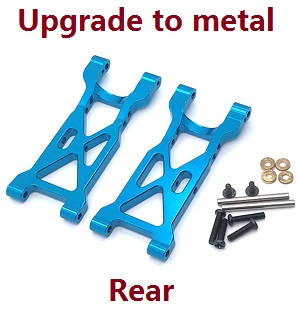 Wltoys 104002 RC Car spare parts rear swing arm (Metal) Blue