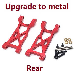 Wltoys 104002 RC Car spare parts rear swing arm (Metal) Red
