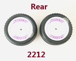 Wltoys 104002 RC Car spare parts rear tires 2212 (Purple) - Click Image to Close