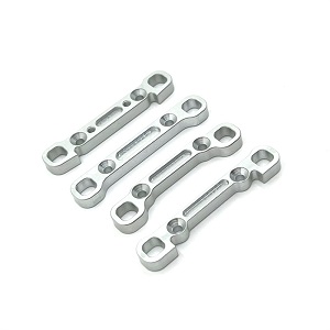 Wltoys XK 104072 RC Car spare parts rear and front swing arm strengthening plate Silver