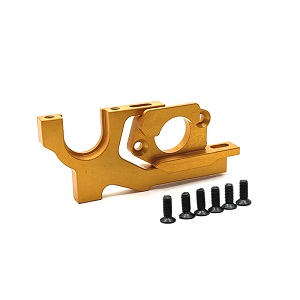 Wltoys XK 104072 RC Car spare parts adjustable motor fixing base Gold - Click Image to Close