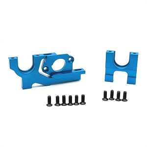 Wltoys XK 104072 RC Car spare parts adjustable motor fixing base and reduction gear fixing seat Blue