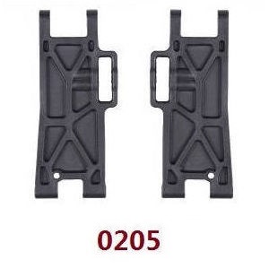 Wltoys XK 104009 RC Car spare parts todayrc toys listing bigfoot front lower arm assembly 0205 1573 Black - Click Image to Close