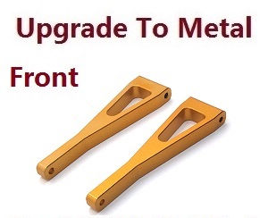 Wltoys XK 104009 RC Car spare parts todayrc toys listing bigfoot front upper swing arm upgrade to metal (Gold) Wltoys XK 104009 RC Car spare parts todayrc toys listing bigfoot front upper swing arm upgrade to metal (Gold)