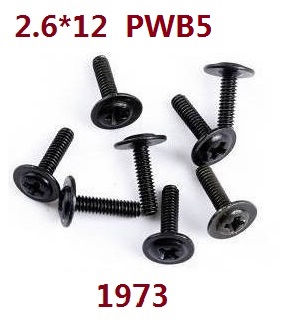 Wltoys XK 104009 RC Car spare parts todayrc toys listing screws set 2.6*12 PWB5 1973 - Click Image to Close