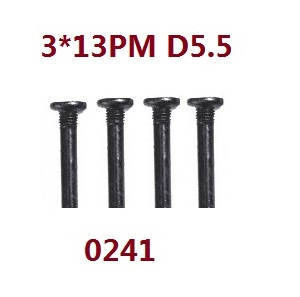 Wltoys XK 104009 RC Car spare parts todayrc toys listing screws set 3*13MP D5.5 0241 - Click Image to Close