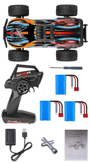 Wltoys XK 104009 RC Car with 3 battery. RTR