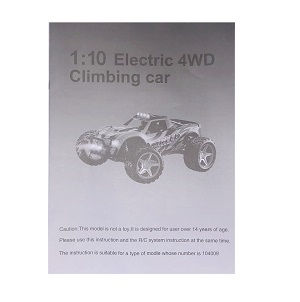 Wltoys XK 104009 RC Car spare parts todayrc toys listing English manual book Wltoys XK 104009 RC Car spare parts todayrc toys listing English manual book
