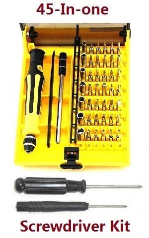 Wltoys XK 104019 RC Car spare parts 45-in-one A set of boutique screwdriver + 2*cross screwdriver set - Click Image to Close