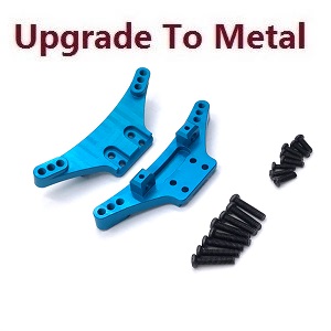Wltoys XK 104009 RC Car spare parts todayrc toys listing shock absorber components (Upgrade to metal) Blue