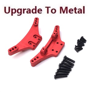 Wltoys XK 104009 RC Car spare parts todayrc toys listing shock absorber components (Upgrade to metal) Red
