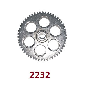 Wltoys XK 104019 RC Car spare parts deceleration large toothcomponents main gear 2232 - Click Image to Close
