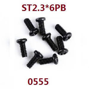 Wltoys XK 104019 RC Car spare parts screws set ST2.3*6PB 0555