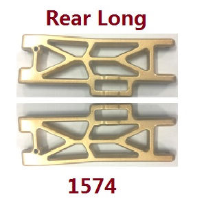 Wltoys XK 104019 RC Car spare parts bigfoot rear swing arm assembly 1574 Gold metal
