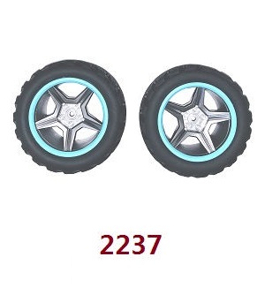 Wltoys XK 104019 RC Car spare parts tires (Blue) 2pcs 2237