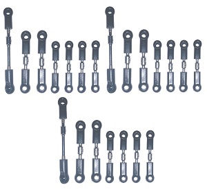 Wltoys 104072 RC Car spare parts connect buckle set 21pcs - Click Image to Close