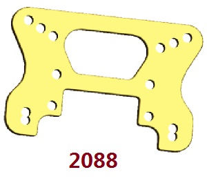 Wltoys 104072 RC Car spare parts front shock absorber plate 2088