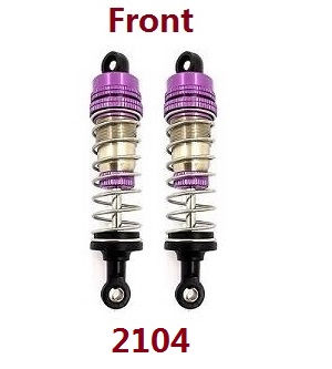 Wltoys 104072 RC Car spare parts shock absorber (Front) 2104 Purple