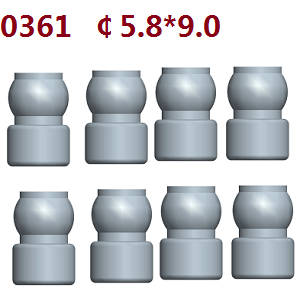 Wltoys 10428-B2 RC Car spare parts todayrc toys listing ball head 5.8*9.0 0361