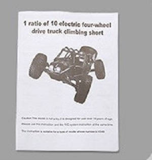 Wltoys 10428-B2 RC Car spare parts todayrc toys listing English manual book