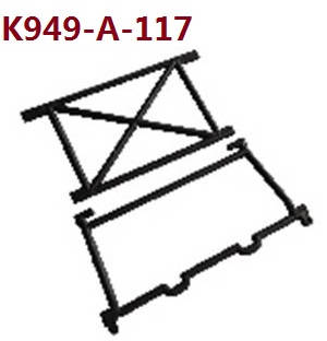 Wltoys 10428-A RC Car spare parts todayrc toys listing Cab support K949-a-117 - Click Image to Close