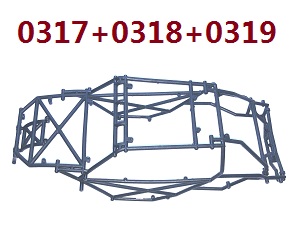 Wltoys 10428-B RC Car spare parts todayrc toys listing total frame set 0317+0318+0319