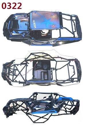 Wltoys 10428-B2 RC Car spare parts todayrc toys listing car shell frame group 0322 Blue color