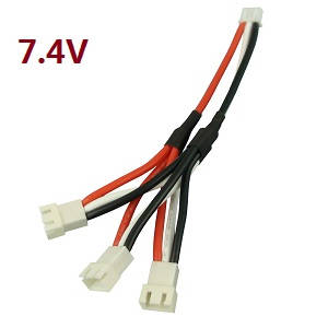 Wltoys 10428-D 10428-E RC Car spare parts todayrc toys listing 1 to 3 charger wire 7.V